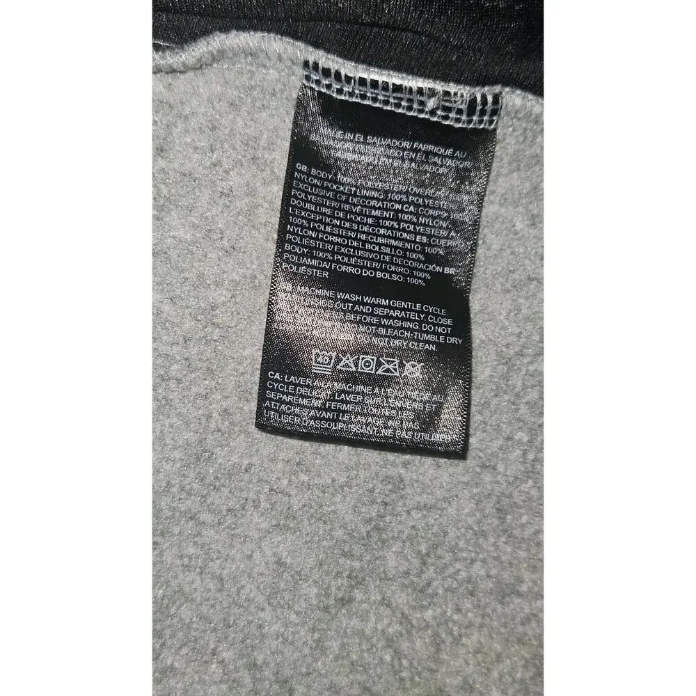 Men's The North Face Denali Retro Fleece Nylon Jacket Size Medium Black